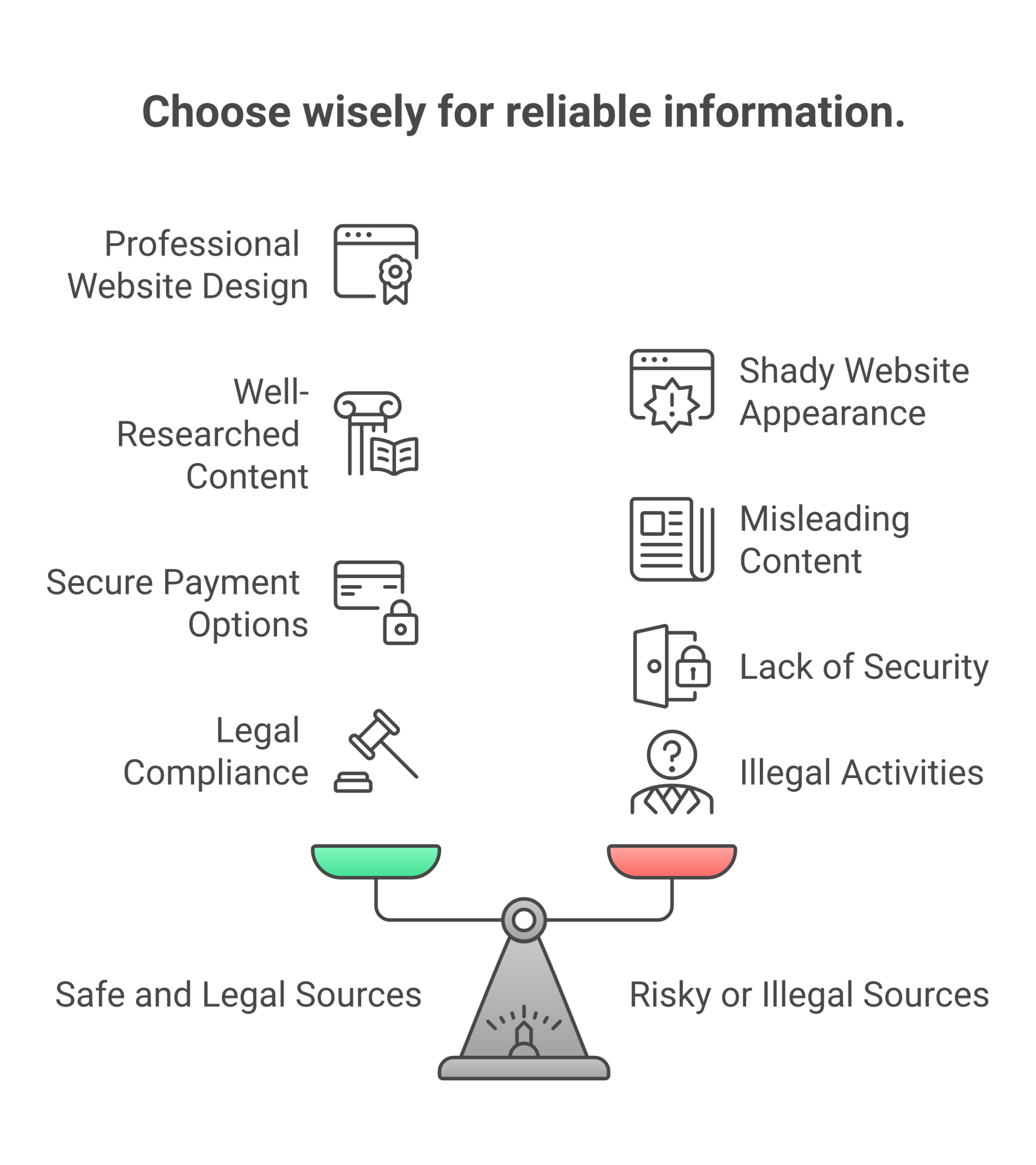 Use this checklist to quickly assess whether a free textbook website is safe and legal or potentially risky.